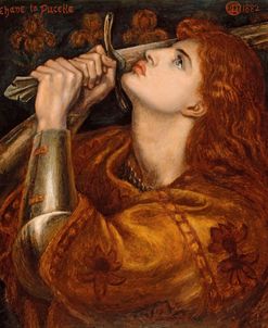 Joan of Arc Dante Gabriel Rosetti 1882