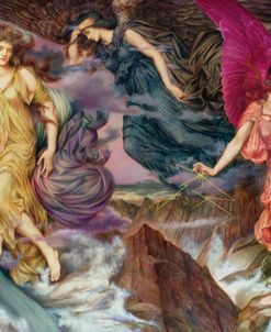 The Storm Spirits by Evelyn De Morgan circa 1900