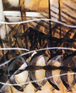 Lines Of Movement And Dynamic Succession by Giacomo Balla 1913