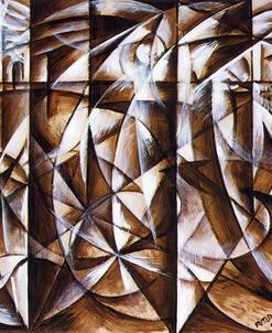 Velocity Of Cars And Light by Giacomo Balla 1913