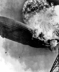 Hindenburg explodes in New Jersey May 6, 1937