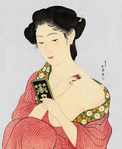 Woman Applying Make-up Hashiguchi Goyo 1918