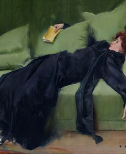Decadent Young Woman After The Dance Ramon Casas 1899