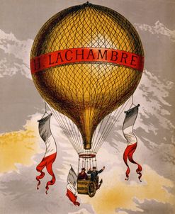 Hot Air Balloon Ad 1880