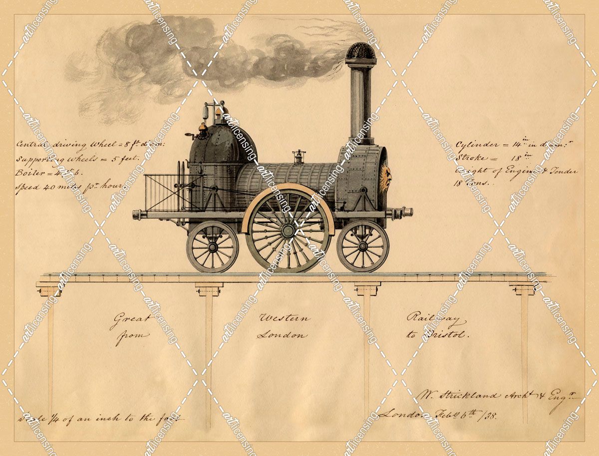 Railway Train Design Specs from 1838