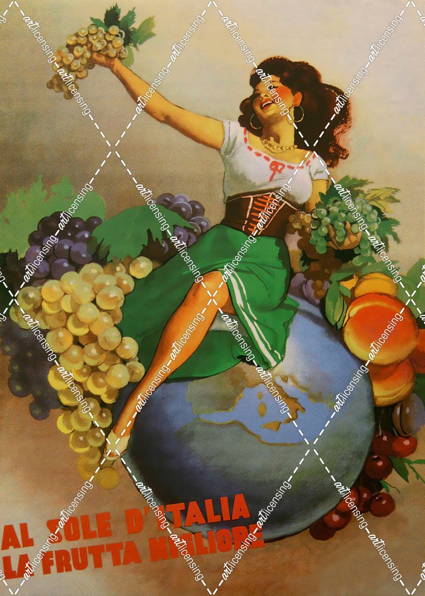 Vintage Italian Fruit Ad