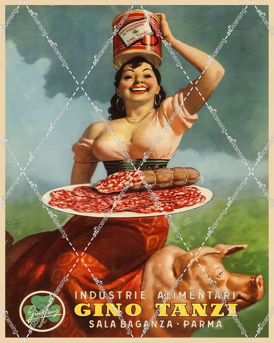 Vintage Italian Meat Ad