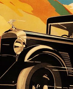 Vintage Art Deco Auto Ad