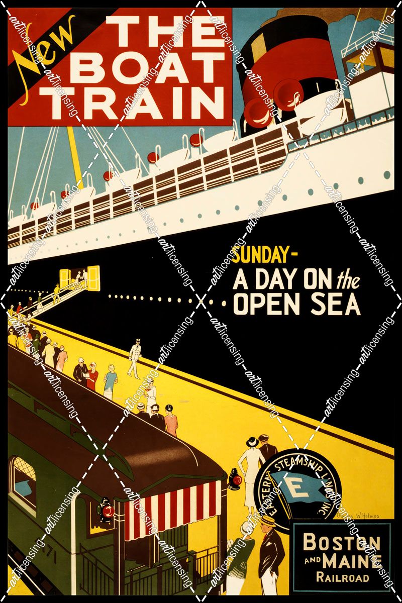 Vintage Travel, The Boat Train 1925