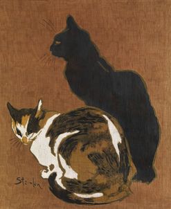 2 CatsTheophile Steinlen 1923