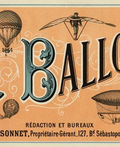 Le Ballon French Advertisement 1883