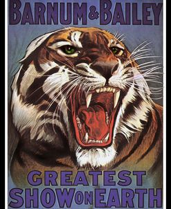 Barnum & Bailey Greatest Show On Earth Roaring Tiger