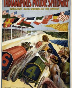 Vintage Indianapolis Motor Speedway Ad 1909