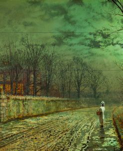 A Moonlit Evening John Atkinson Grimshaw