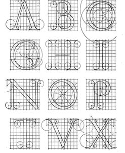 Alphabet After Serlio 1 1902 Frank Chouteau Brown