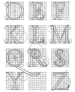 Alphabet After Serlio 2 1902 Frank Chouteau Brown