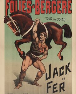 Folies-Bergere Every Evening Strongman 1892