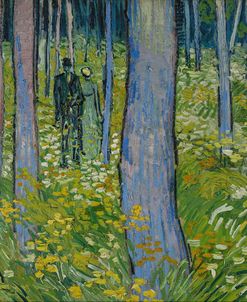 Undergrowth With Two Figures 1890 Van Gogh