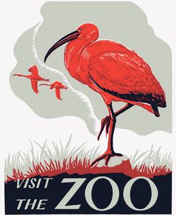 Philadelphia Zoo Ad By The Wpa 1938