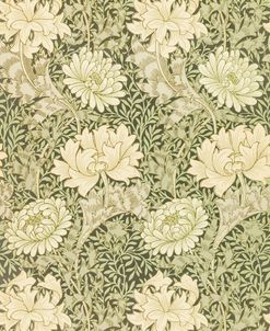 Chrysanthemum Toile Sage 1887 William Morris