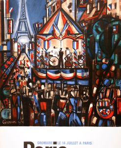 Paris Bastille Day Celebration By Gromaire 1956