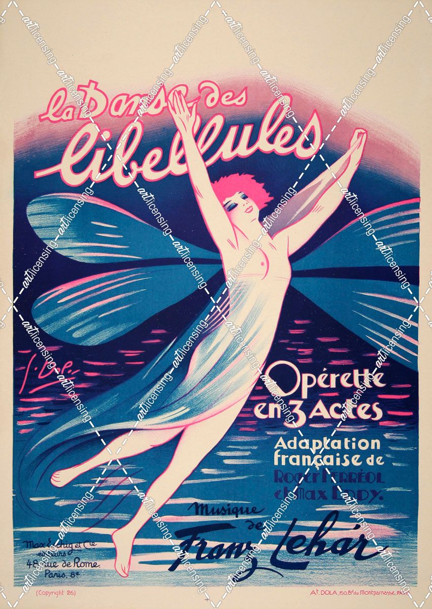 La Danse Des Libellules By Georges Dola 1926