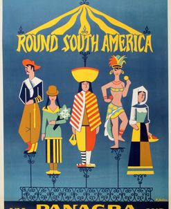 Pan Am Panagra 1955 – Round South America