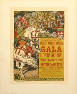 Maitre De L’Affiche Les Fetes De Paris Pl 50 Eugene Grasset