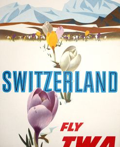 Switzerland Fly TWA 1960 David Klein