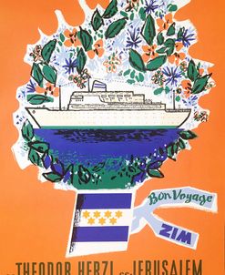 Zim Bon Voyage S.S. Herzl – S.S. Jerusalem 1950