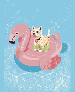 Puppy Pool Pawty – Westie On Floatie