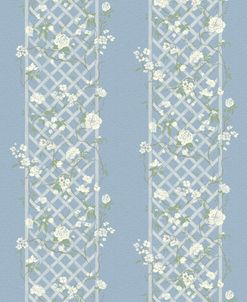 Romantic Floral Trellis Vine