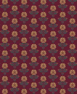 Winterberry Manor – Block Print Poinsettia