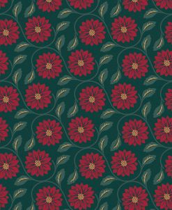 Winterberry Manor – Poinsettia Vine – Green
