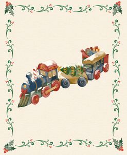 Heirloom Christmas – Wooden Toy Train