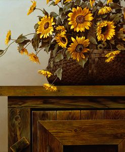 Sunflower Basket