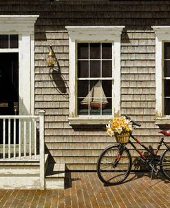 Bicycle’s Basket Of Flowers