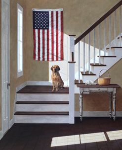 Dog On Stairs