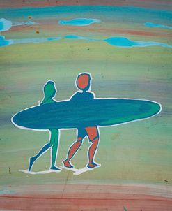 4342 Romantic Surf Silhouette