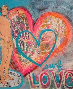 1128 Love Heart Man Surfer
